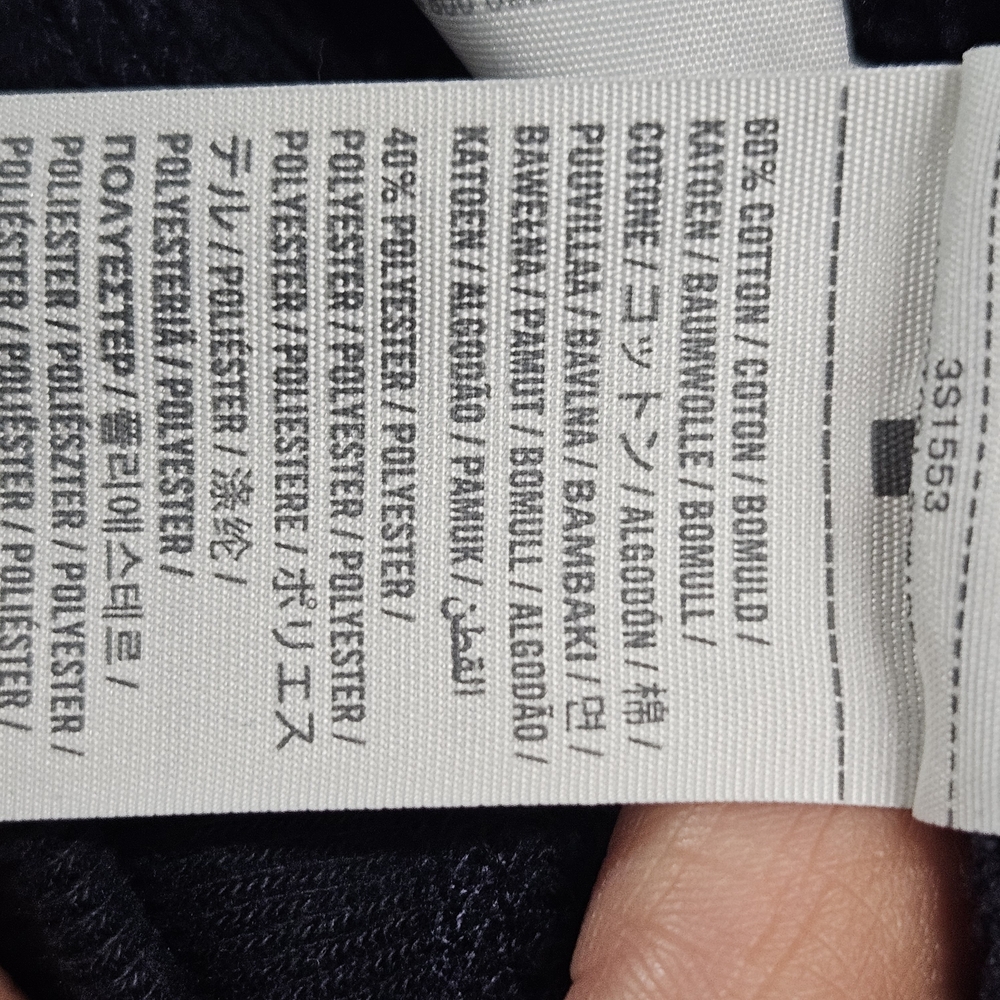 Y2K Hollister Pullover Hoodie Sweatshirt Drawstring Spilled Out Size Medium Navy - Picture 9 of 13